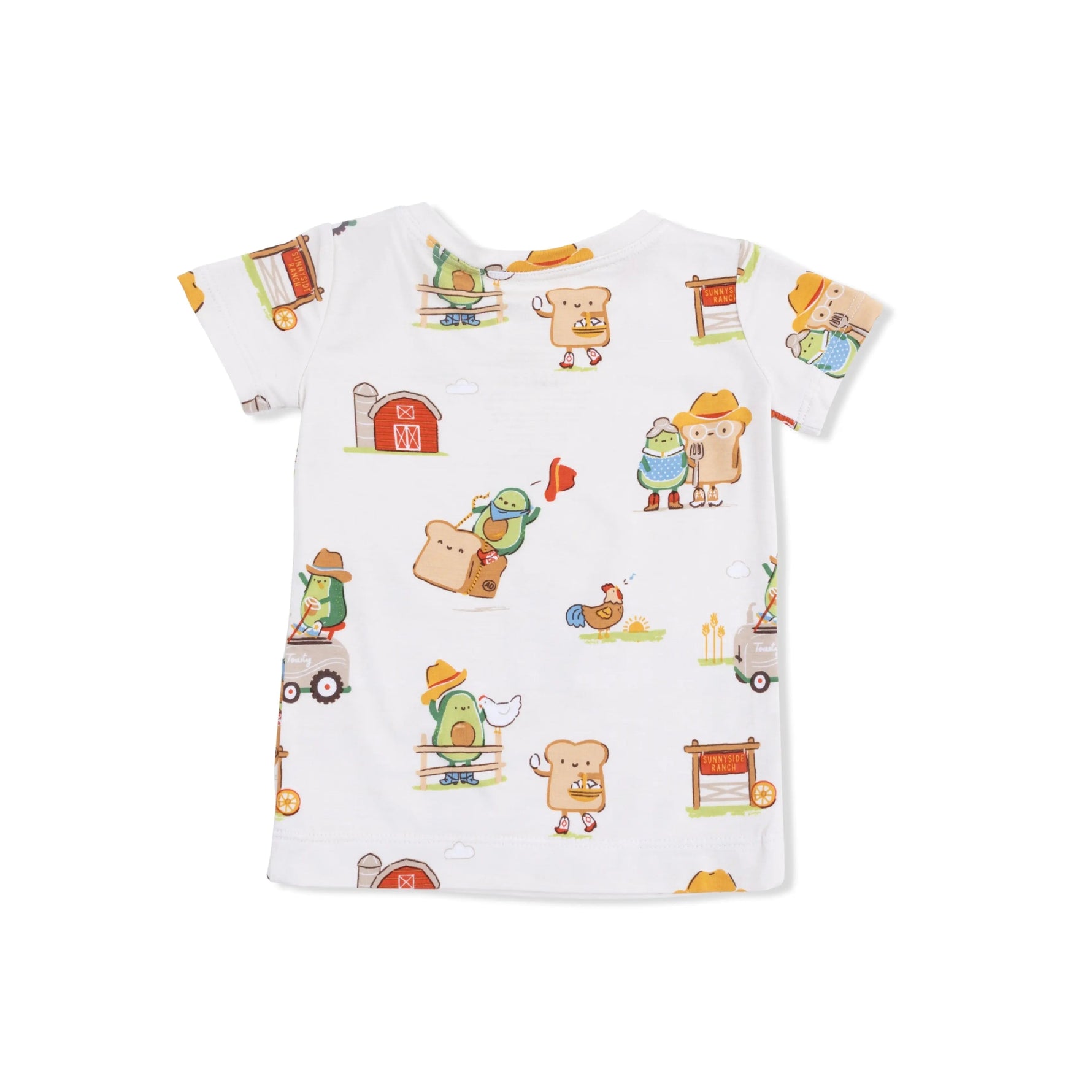Angel Dear Avocado Toast - American Gothic - Loungewear Short Set - 