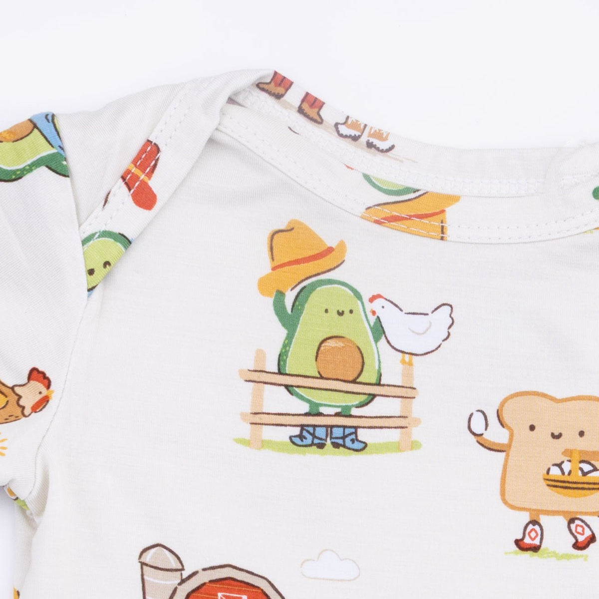 Angel Dear Avocado Toast - American Gothic - Short Sleeve BodysuitEveretts Place