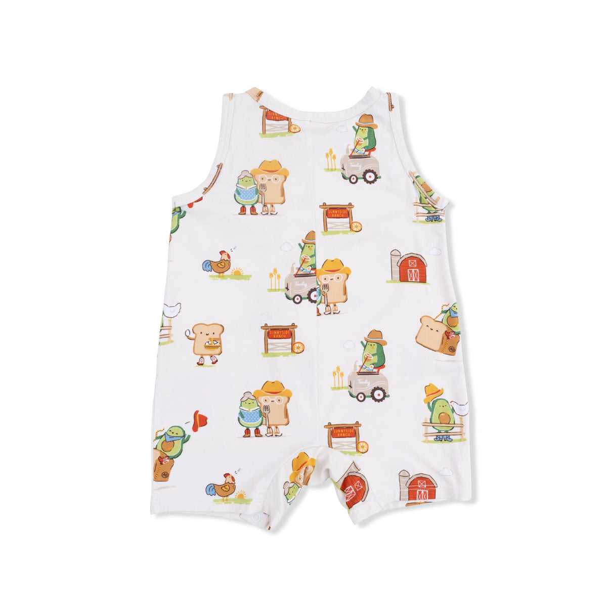 Angel Dear Avocado Toast - American Gothic - Sleeveless Shortie Romper - 