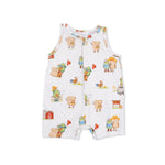 Angel Dear Avocado Toast - American Gothic - Sleeveless Shortie Romper - 