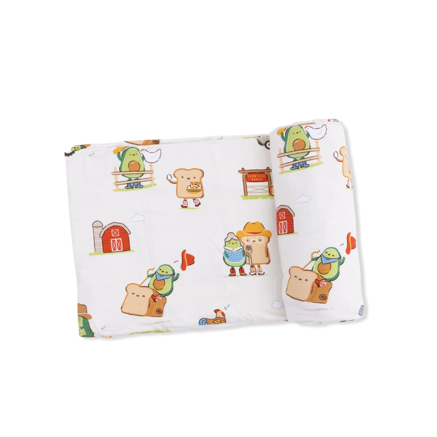 Angel Dear Avocado Toast - American Gothic - Swaddle Blanket - 