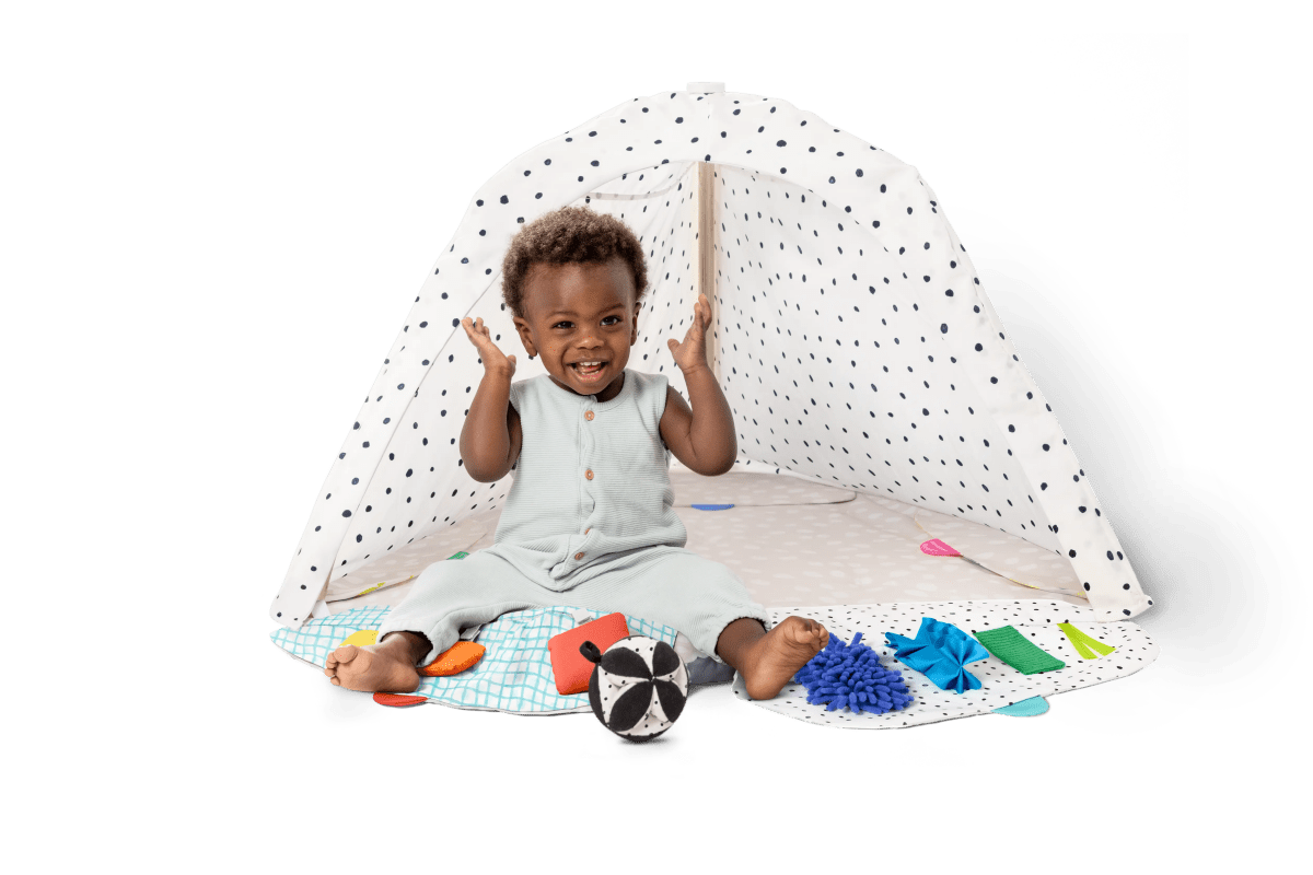 Lovevery Award Winning Play Gym with Interactive Features for Infant Development - 