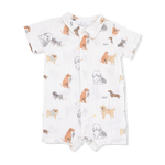 Awesome Dogs - Polo Shortie - Collar, Dog, Carnivores, Toy dog, Active Shirt | Everetts Place