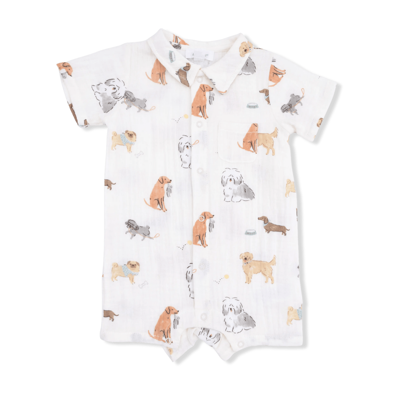 Awesome Dogs - Polo Shortie - Collar, Dog, Carnivores, Toy dog, Active Shirt | Everetts Place