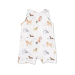 Angel Dear Awesome Dogs - Sleeveless Shortie Romper - 