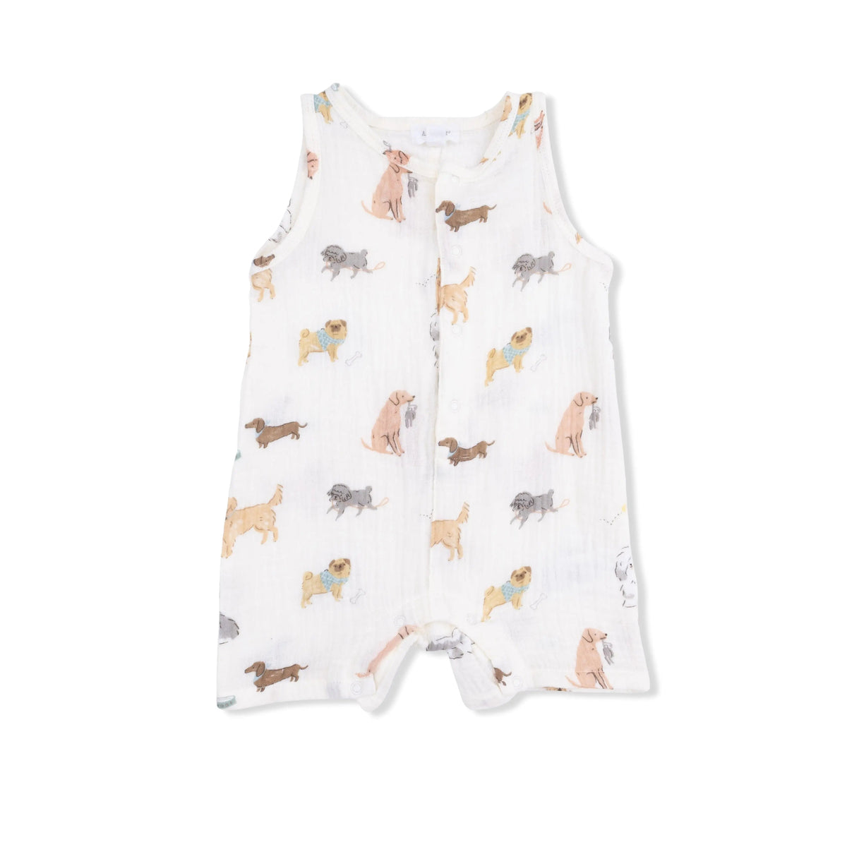 Angel Dear Awesome Dogs - Sleeveless Shortie Romper - 