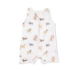 Angel Dear Awesome Dogs - Sleeveless Shortie Romper - 