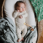 Organic Cotton Muslin Swaddle Blanket by Mushie