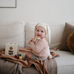 Polar Fleece Baby Blanket, Ribbed by Mushie