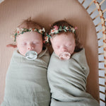Mushie Organic Cotton Muslin Swaddle Blanket for Baby Cuddling and Nursing - Baby & Toddler > Swaddling & Receiving Blankets Swaddle