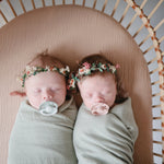 Mushie Extra Soft Muslin Crib Sheet for Baby 100% Cotton Breathable and Cozy - Home & Garden > Linens & Bedding > Bedding crib sheets