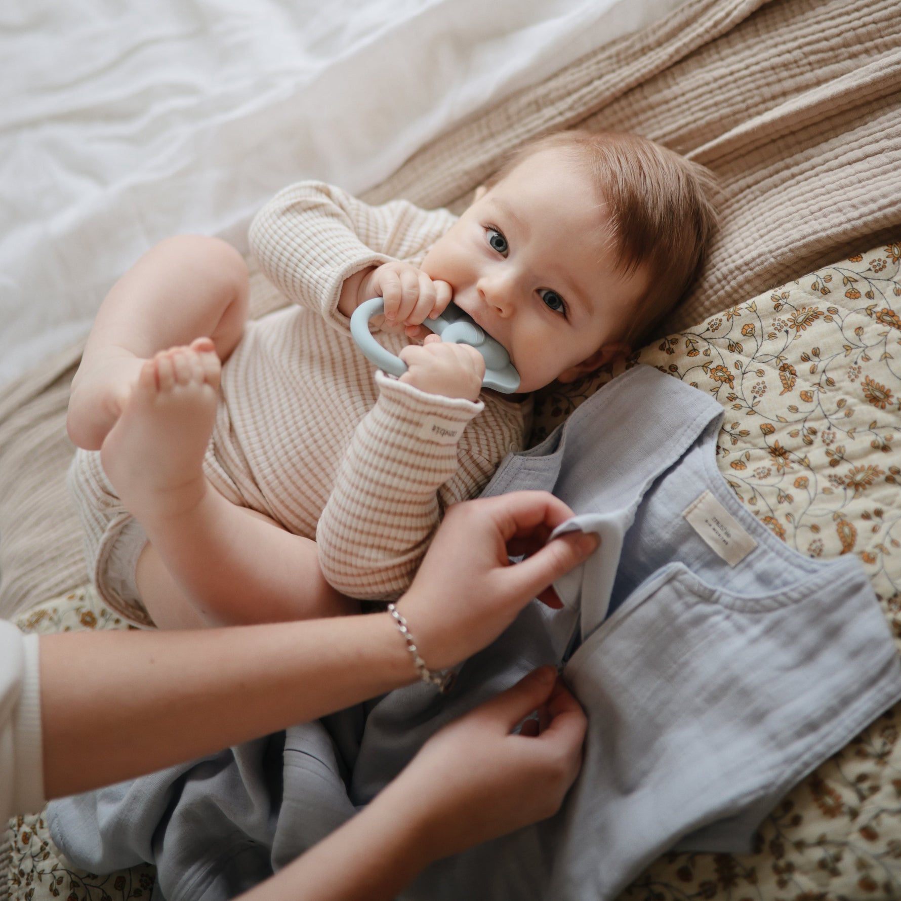 Sensory Animal Ring Teethers for Little Hands by Mushie
