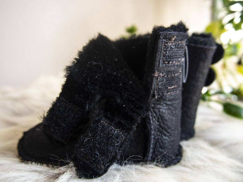 Baby Black Sheepskin Boots - Everetts Place: Online Boutique - Footwear