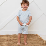 Bamboo Spandex Two-Piece Shorts Pajama Set - Snug Fit by Bestaroo