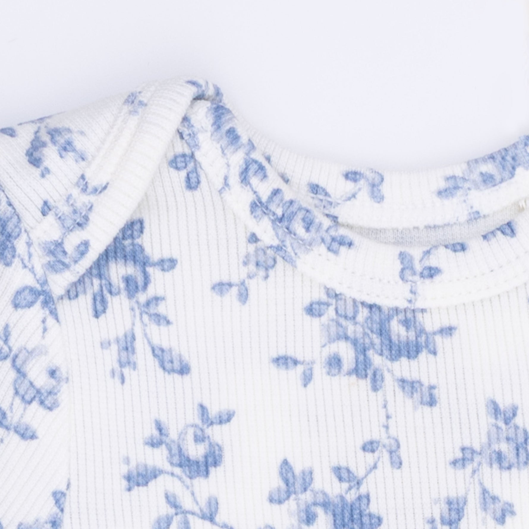 Angel Dear Baby Blue Vines Floral - Knotted Gown and HeadbandEveretts Place