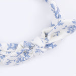 Angel Dear Baby Blue Vines Floral - Knotted Gown and HeadbandEveretts Place