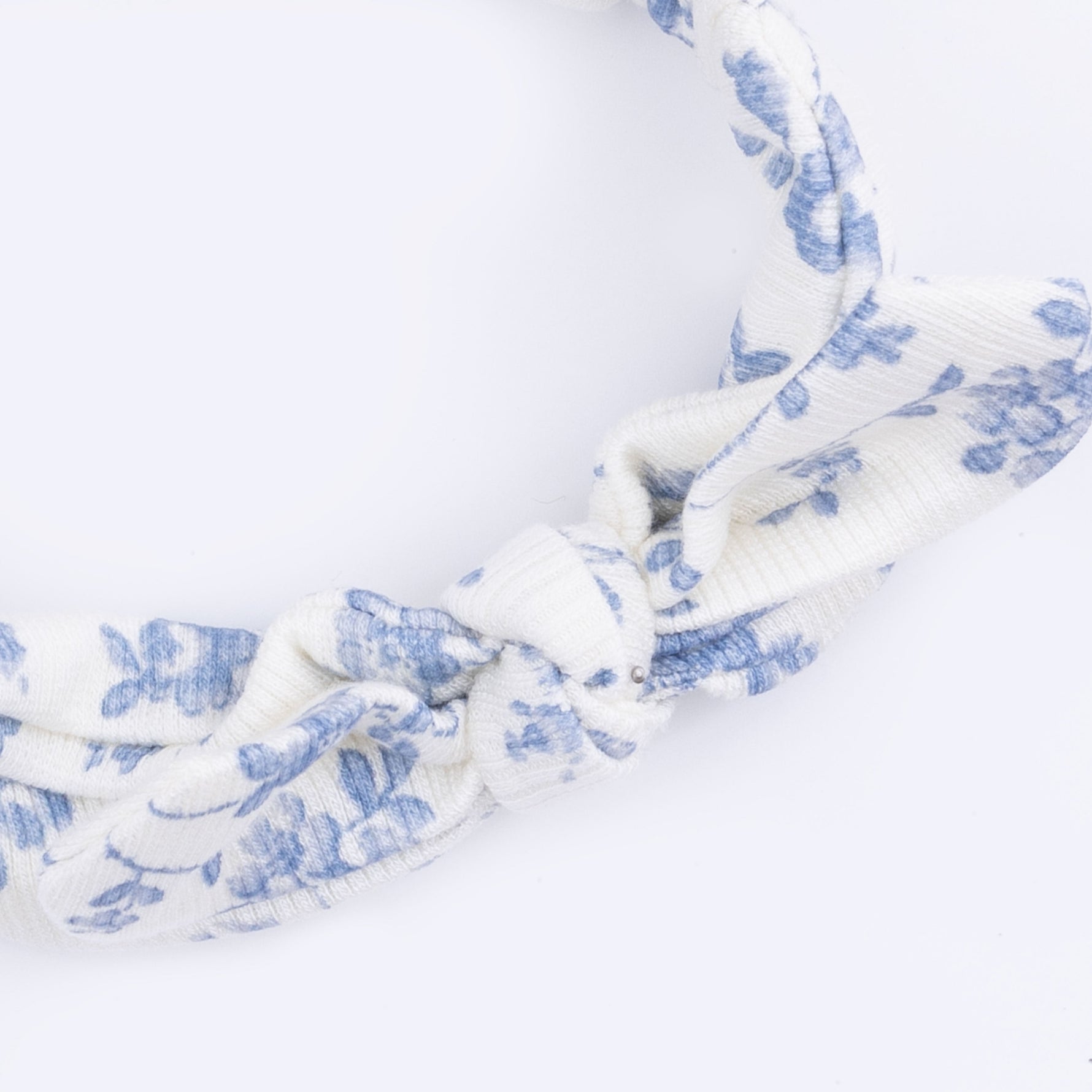 Angel Dear Baby Blue Vines Floral - Knotted Gown and HeadbandEveretts Place
