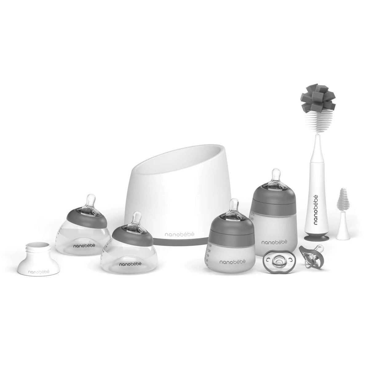 Nanobébé Baby Bottle Complete Feeding Set - 