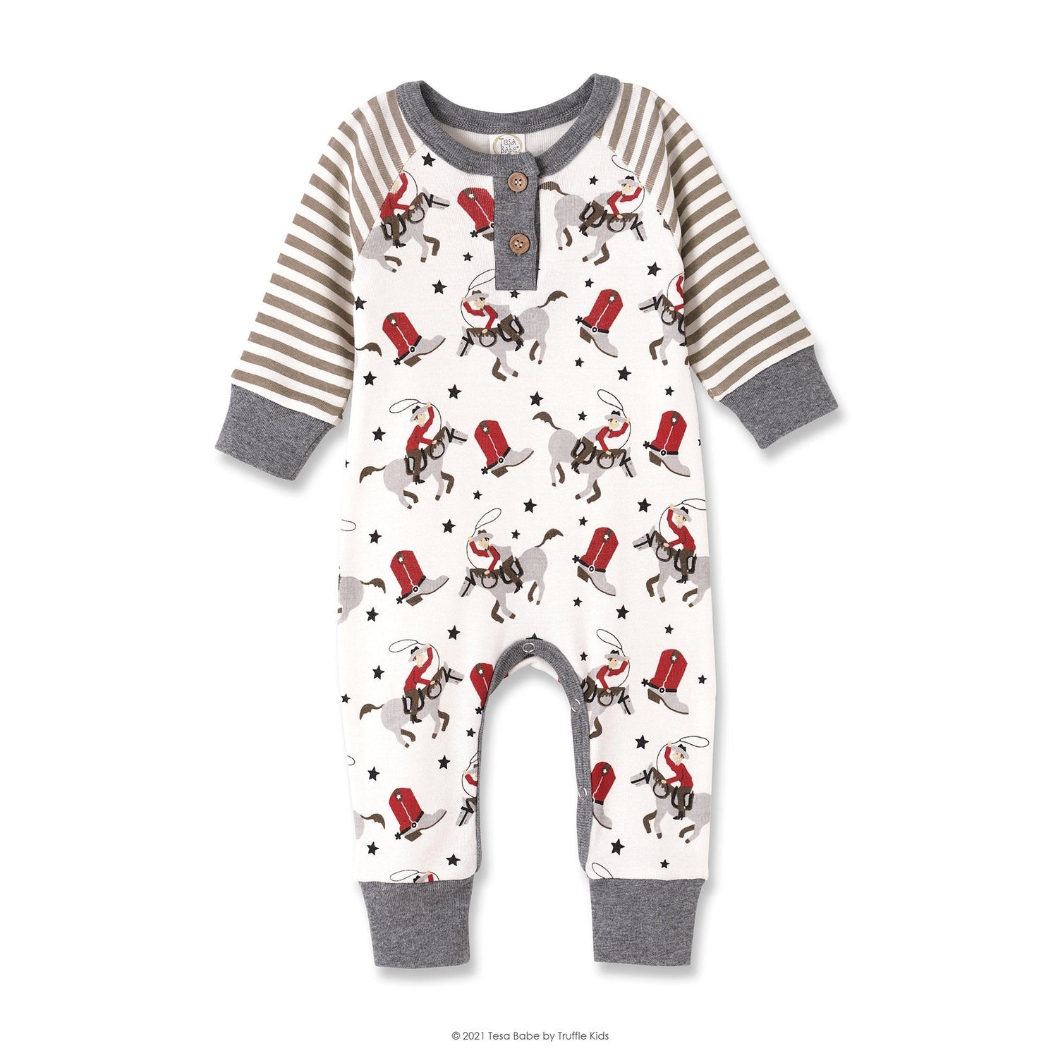 Tesa Babe Baby Boy's Ride 'Em Cowboy Bamboo RomperEveretts Place
