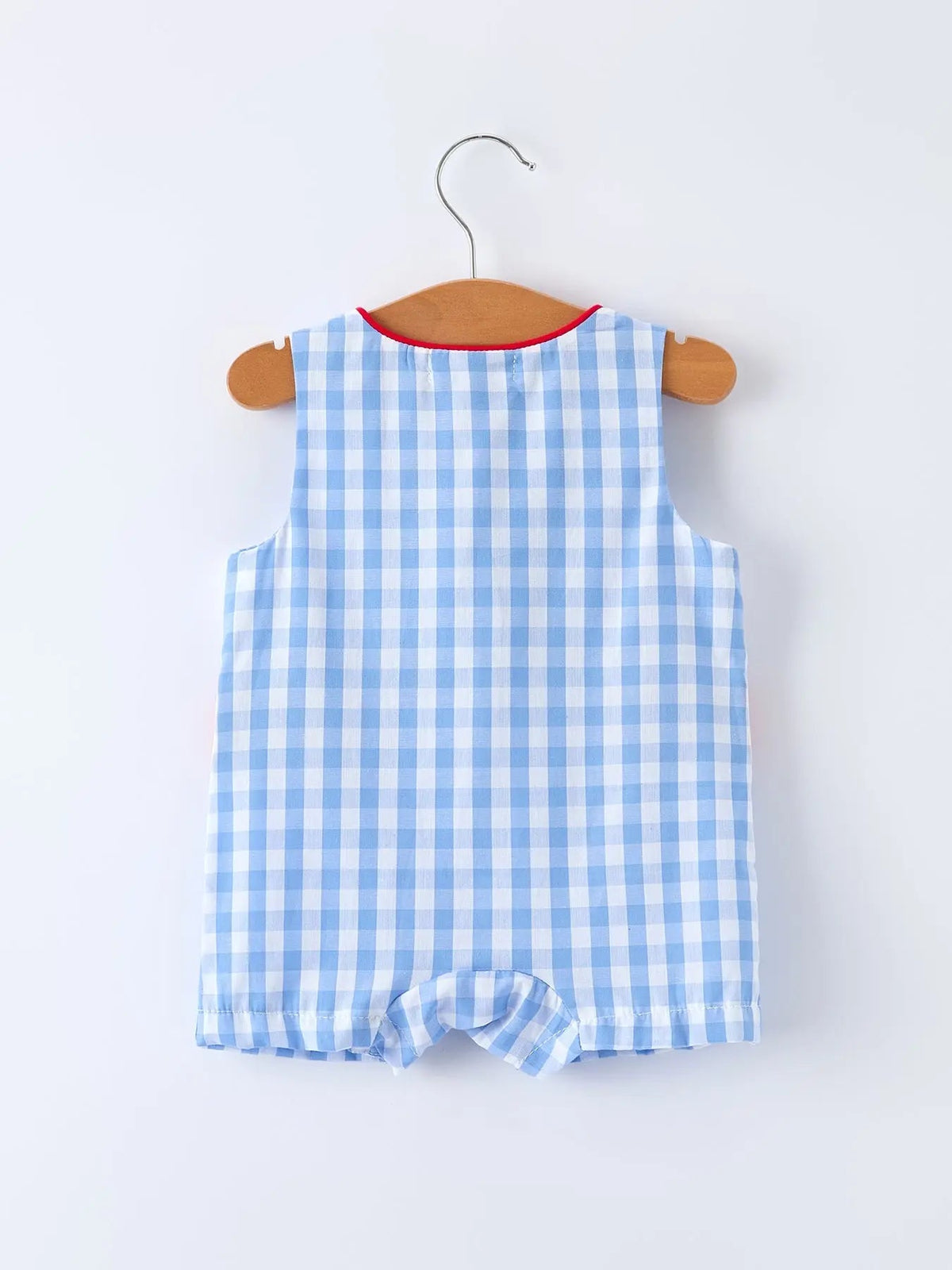 Rylee Faith Designs Baby Boys Summer Strawberry Embroidered Smocked Romper - 