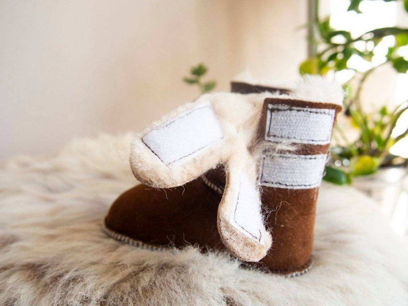 Baby Brown Sheepskin Boots - Everetts Place: Online Boutique - Home & Garden