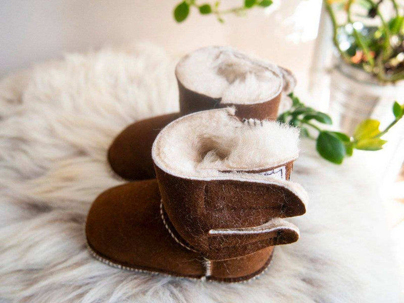 Baby Brown Sheepskin Boots - Everetts Place: Online Boutique - Home & Garden