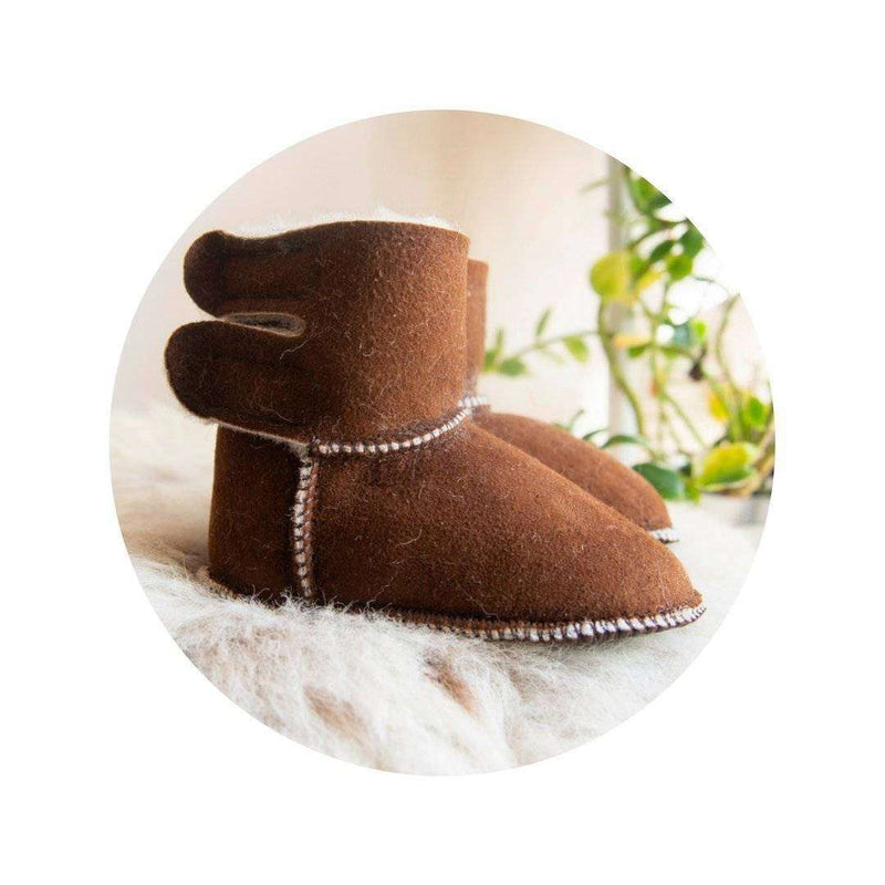 Baby Brown Sheepskin Boots - Everetts Place: Online Boutique - Home & Garden