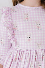 Mila & Rose ® Baby Bunnies 3/4 Sleeve Ruffle Twirl Dress - 
