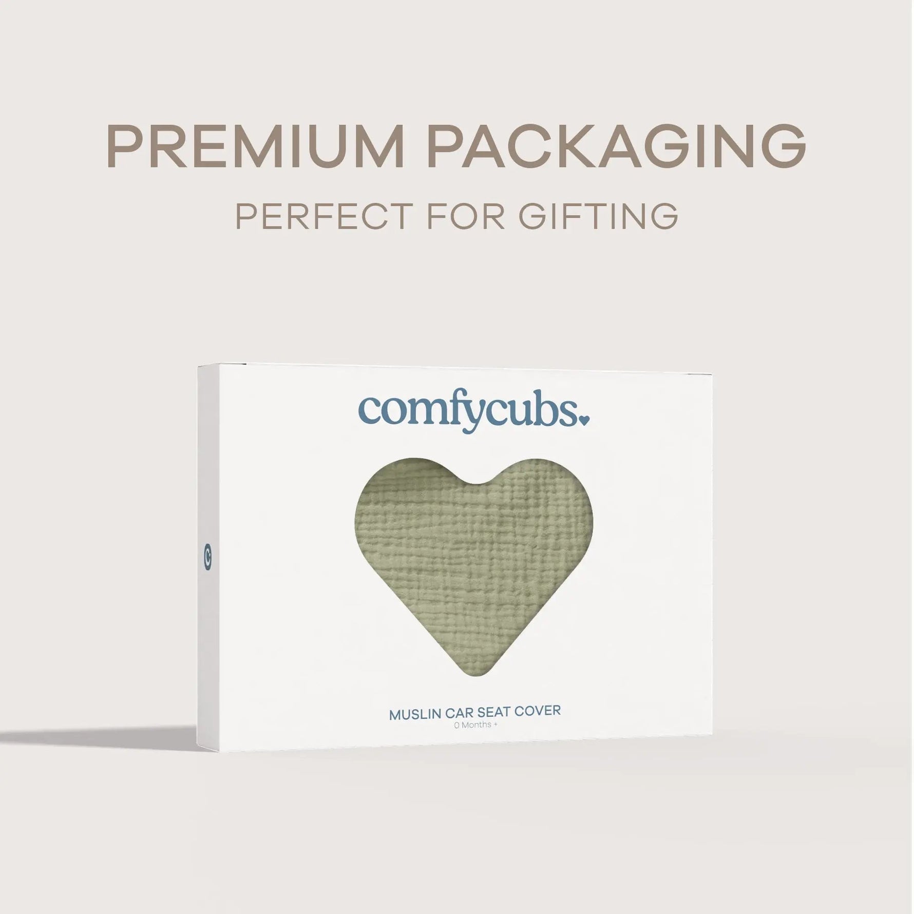 Comfy Cubs Baby Car Seat Cover in Sage - 