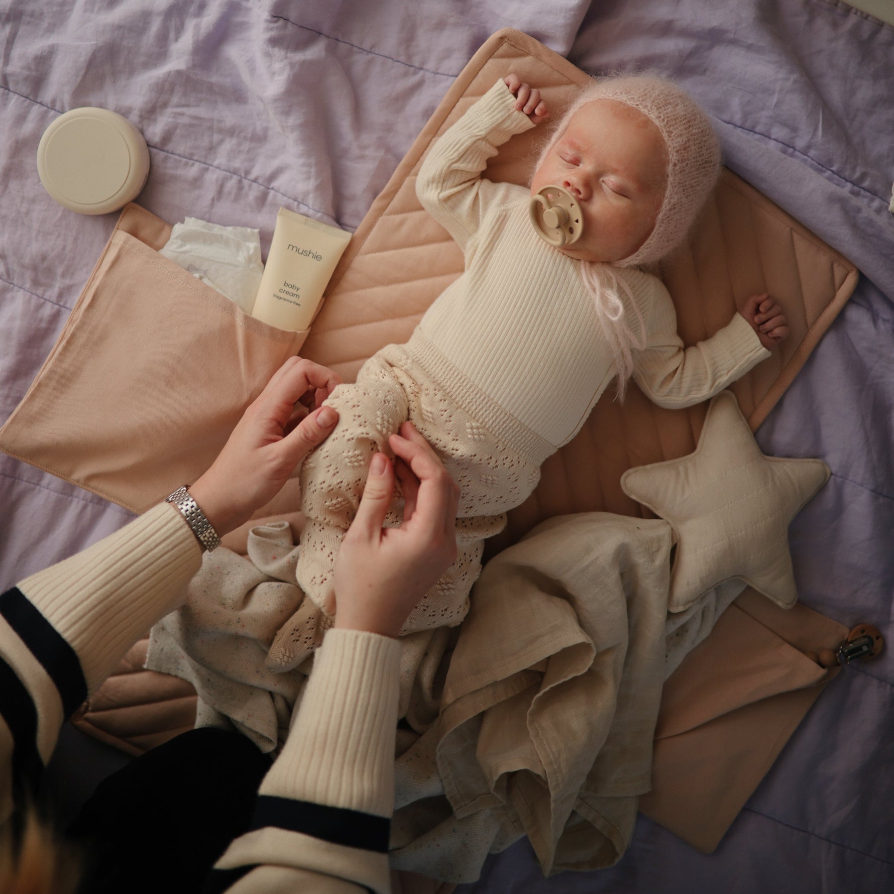 Mushie Baby Cream Everetts Place