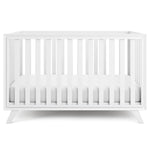 Comfy Cubs Baby Crib for 0 to 3 Years - All White - 