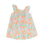 Baby Doll Dress for Girls Lightweight Fabric Scoop Neck Flutter Sleeves Above Knee Length Comfortable Playtime Outfit Sweet Bamboo