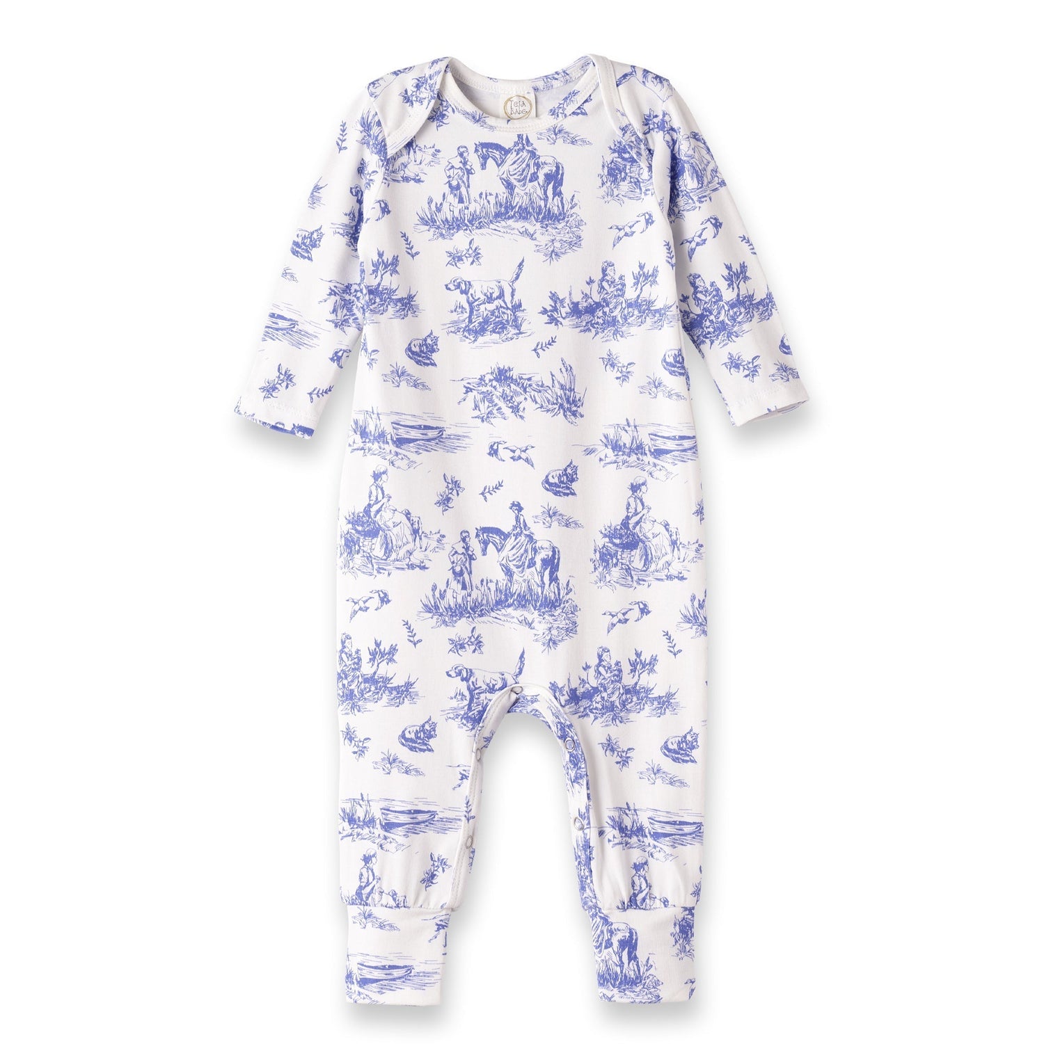 Tesa Babe Baby Girl Toile de Jouy Bamboo RomperEveretts Place