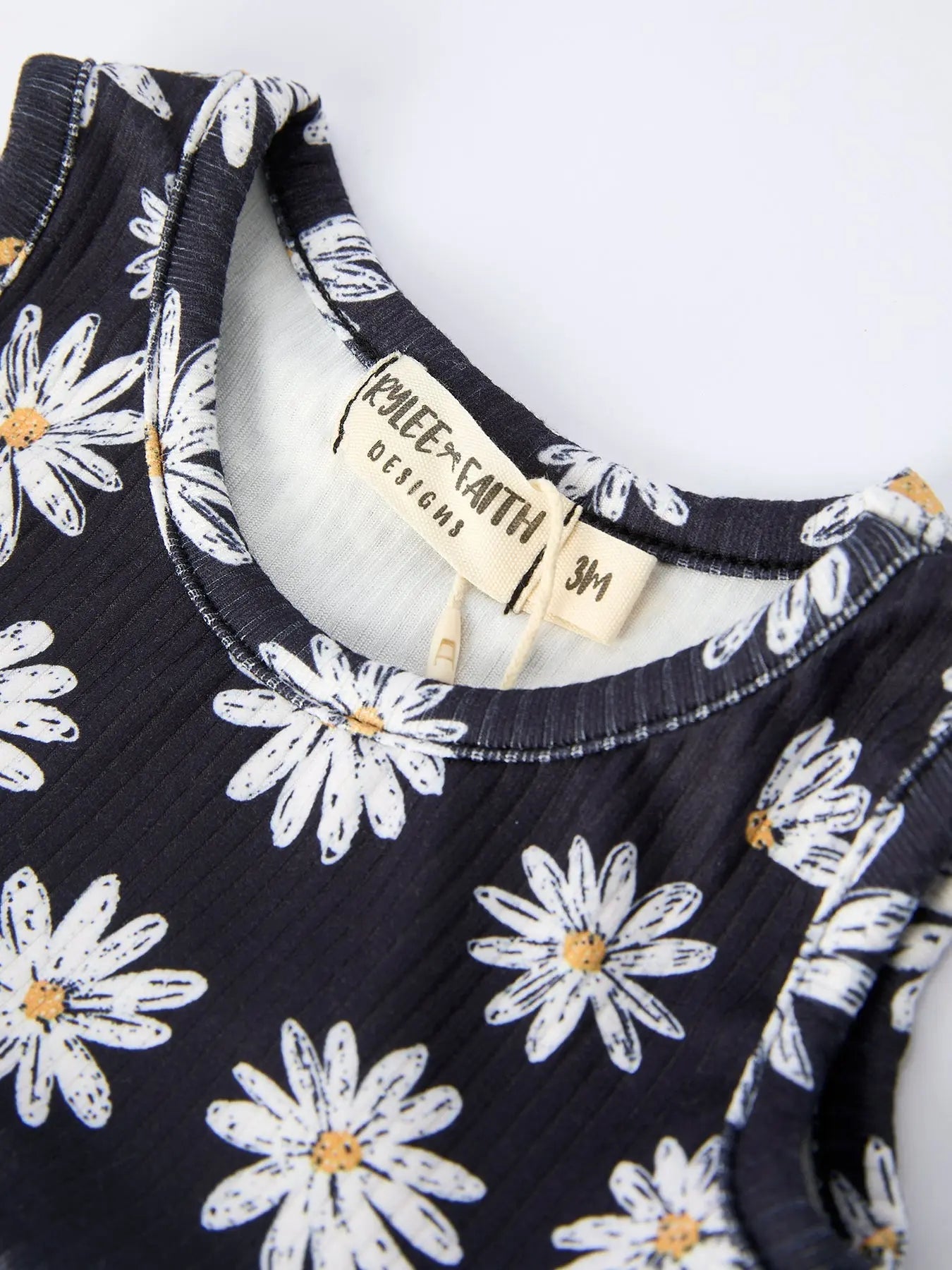 Rylee Faith Designs Baby Girls' Spring Daisy Romper - 