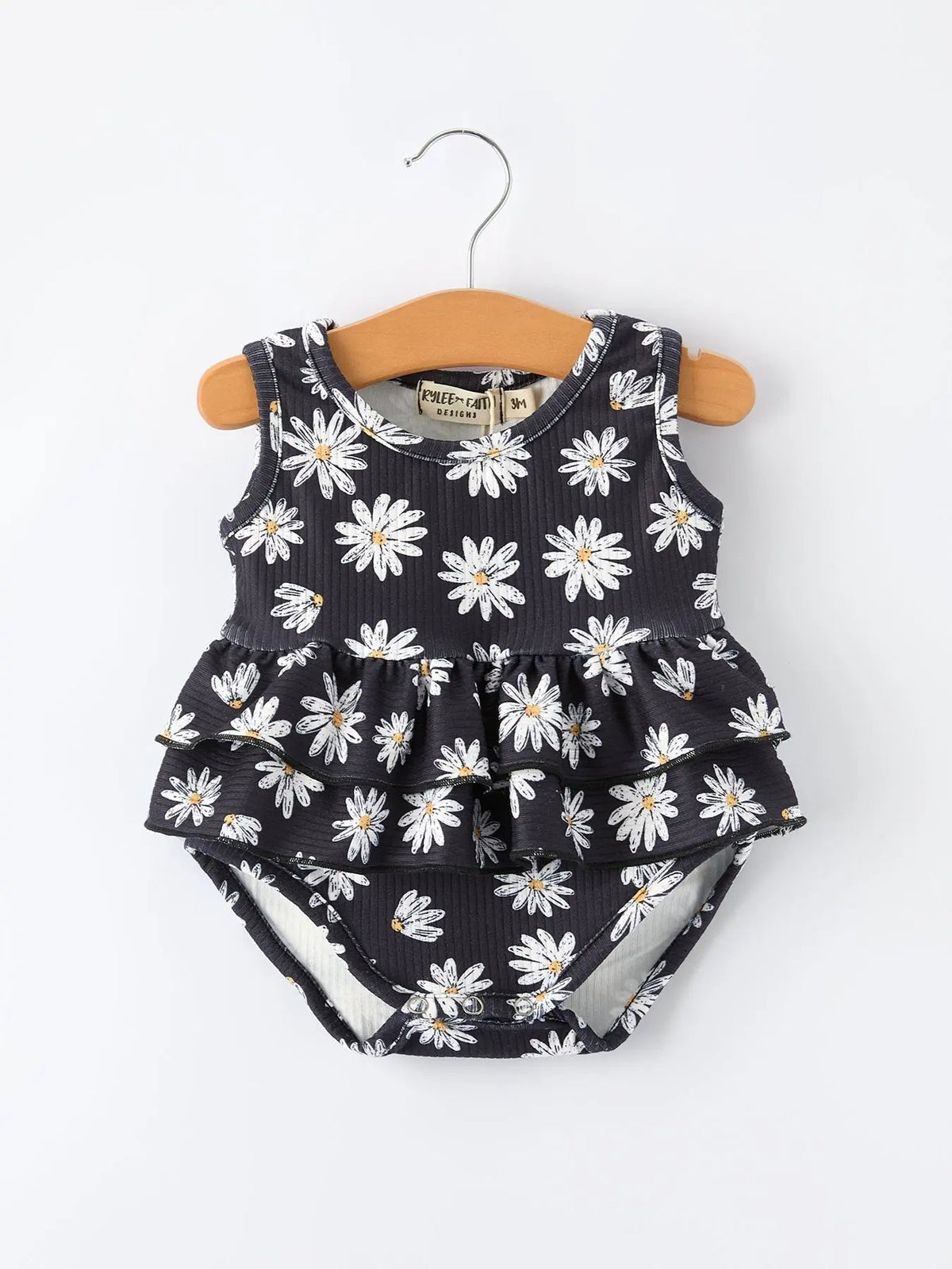 Rylee Faith Designs Baby Girls' Spring Daisy Romper - 