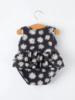 Rylee Faith Designs Baby Girls' Spring Daisy Romper - 