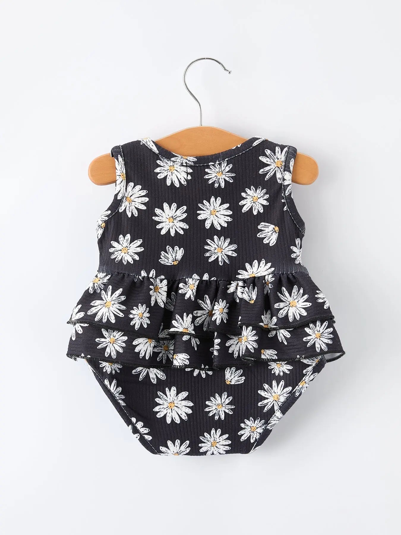 Rylee Faith Designs Baby Girls' Spring Daisy Romper - 