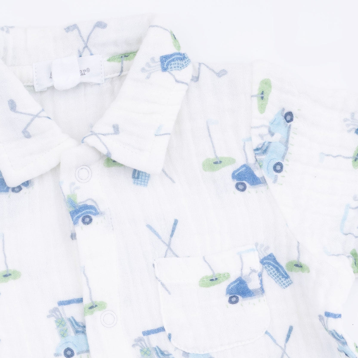 Angel Dear Baby Golf Carts Blue - Polo Shortie - 