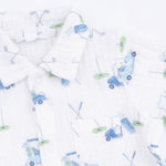 Angel Dear Baby Golf Carts Blue - Polo Shortie - 
