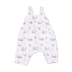 Angel Dear Baby Golf Carts Pink - Tie Back Romper - 