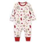 Tesa Babe Baby Holiday Bamboo Romper – Christmas Print One - PieceEveretts Place