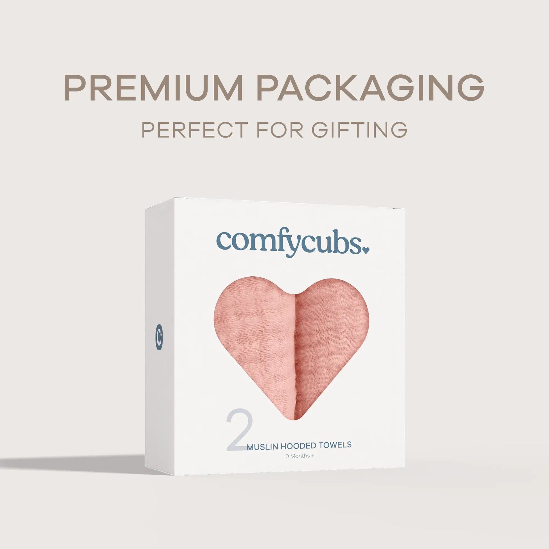 Comfy Cubs Baby Hooded Towels in Bold Blush - 