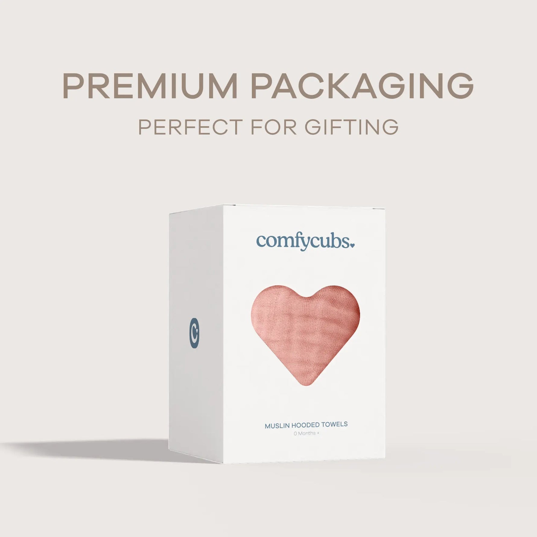 Comfy Cubs Baby Hooded Towels in Bold Blush - 