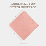 Comfy Cubs Baby Hooded Towels in Bold Blush - 