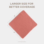 Comfy Cubs Baby Hooded Towels in Dusty Rose - 
