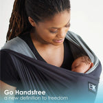 Baby K'tan Baby K'tan Active Oasis Baby Carrier Black Grey - Baby & Toddler > Baby Transport > Baby Carriers Slings