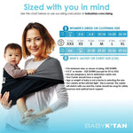 Baby K'tan Baby K'tan Active Oasis Baby Carrier Black Grey - Baby & Toddler > Baby Transport > Baby Carriers Slings