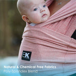 Baby K'tan Baby K'tan Active Yoga Baby Carrier Heather Coral - Baby & Toddler > Baby Transport > Baby Carriers Slings