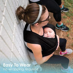 Baby K'tan Baby K'tan Breeze Baby Carrier Black - Baby & Toddler > Baby Transport > Baby Carriers Slings