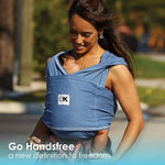 Baby K'tan Baby K'tan Original Baby Carrier Denim Wrap Style Hands-Free Cotton Carrier - Baby & Toddler > Baby Transport > Baby Carriers Slings